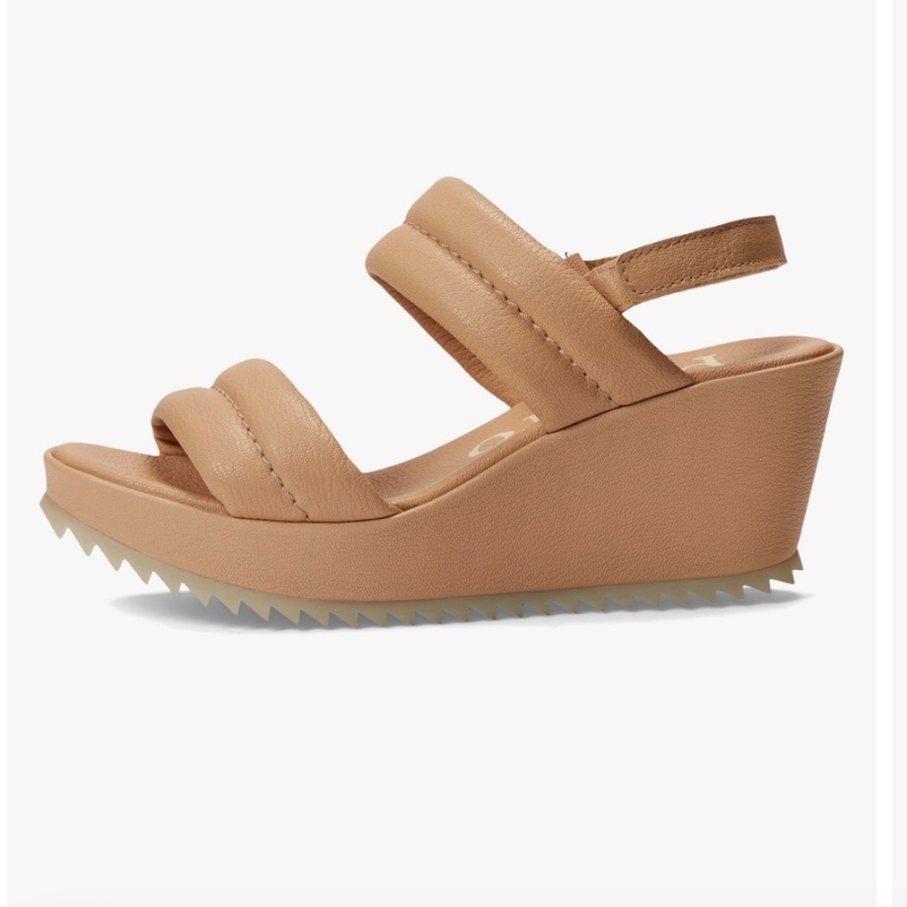 New in Box Pedro Garcia Fioralba Wedge Sandal in Arcilla Pebble Nappa - 40 - Picture 2 of 12